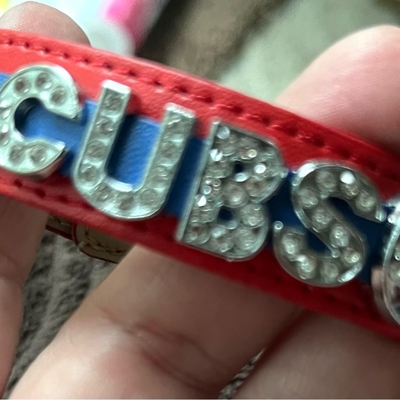 Chicago Cubs Bracelet rhinestone cuff - Picture 1 of 9